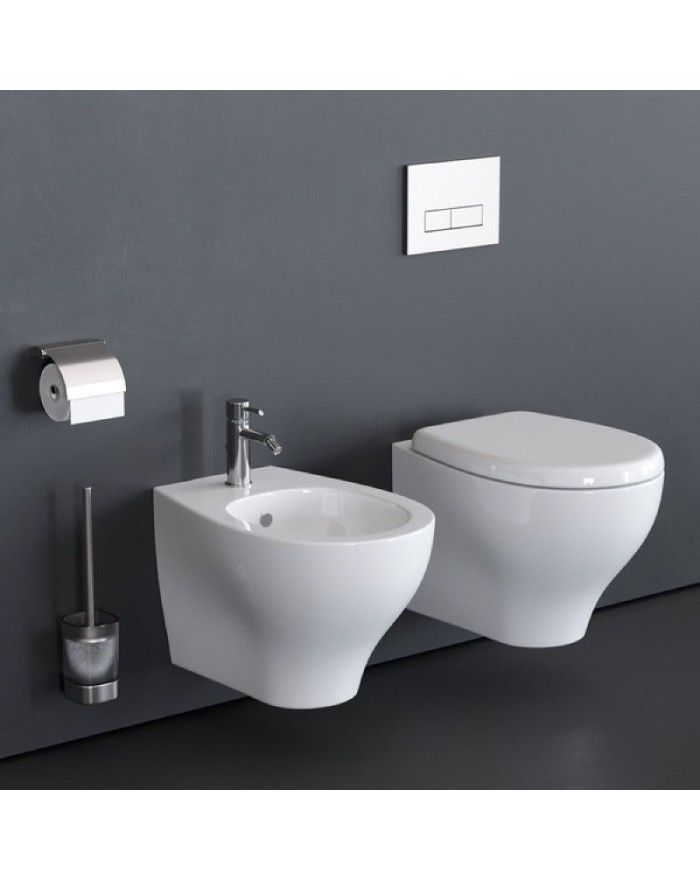 Galassia Eden Wall-hung single hole bidet 53x36xh33 cm white