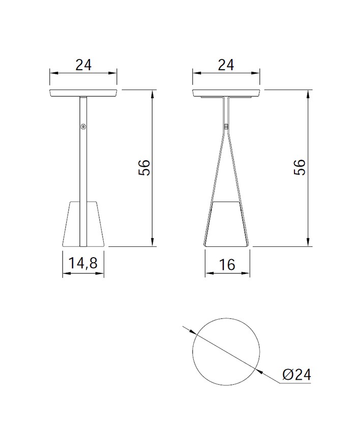 copy of Antonio Lupi Micro Siphon with waste for washbasin and bidet Polished Chrome Brass