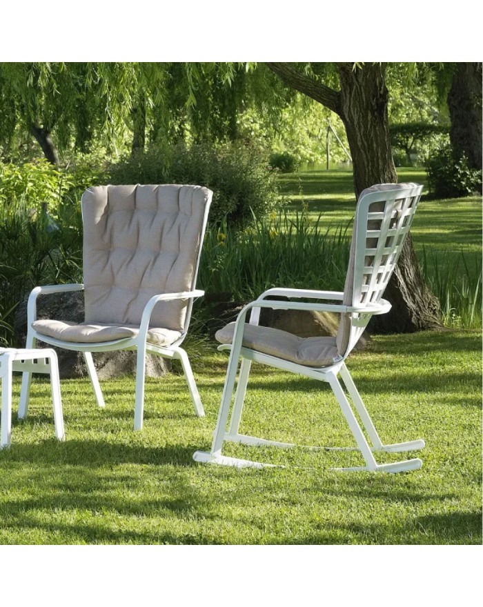 Nardi Folio Rocking Rocking chair transformation kit white