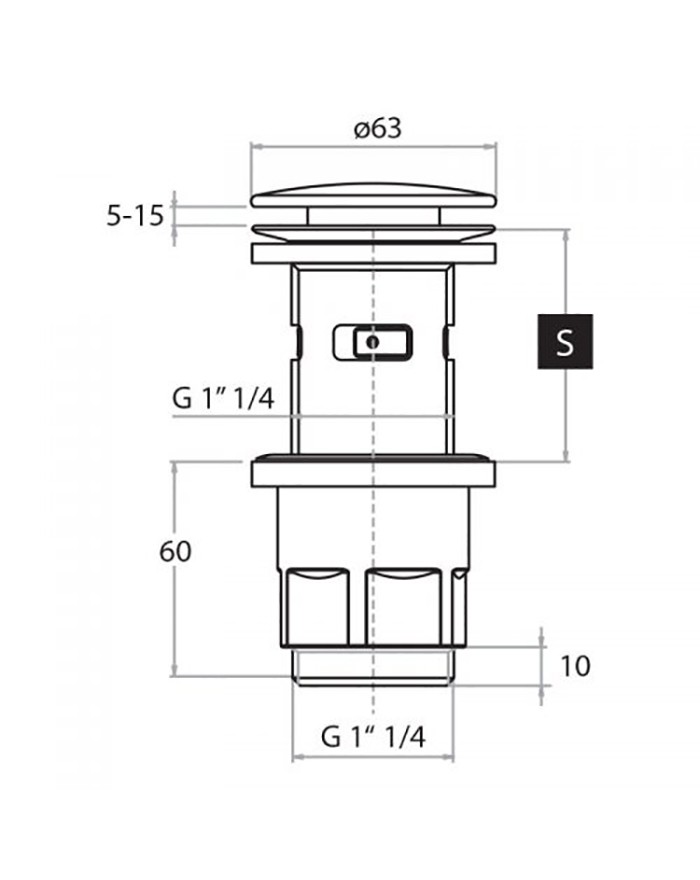 copy of Nobili Spare cartridge for thermostatic mixer