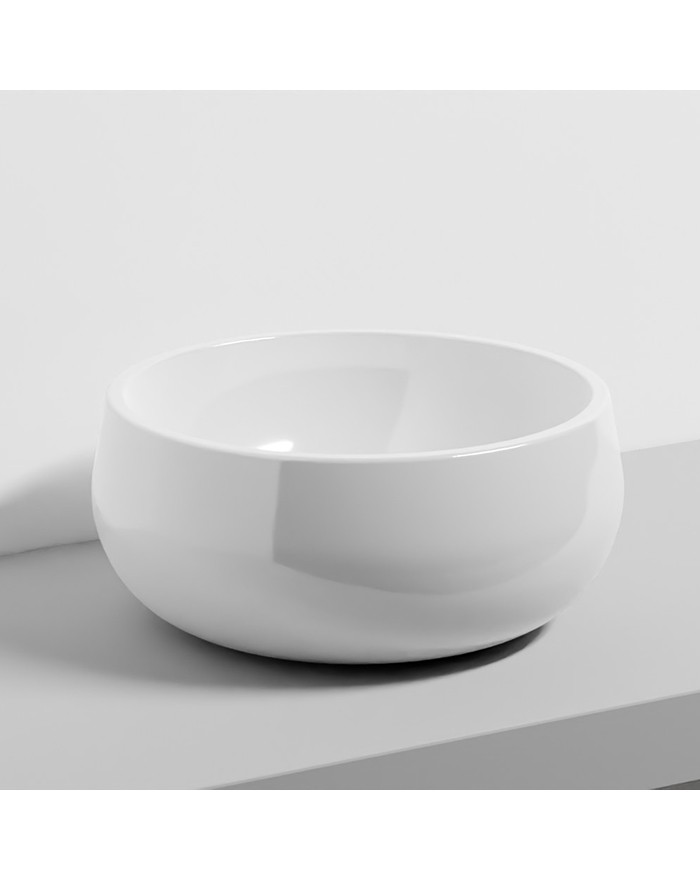 Ceramica Cielo Tino Glossy white countertop basin