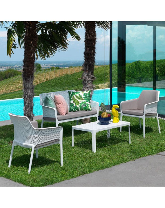 Sedia a poltroncina Nardi Net Relax bianco 4032700000