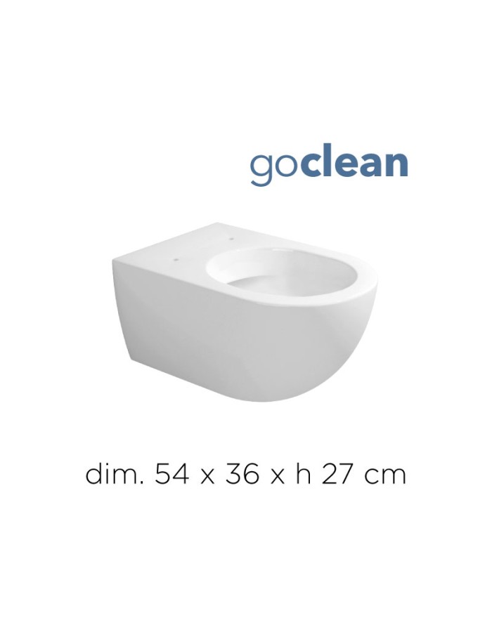 Ceramica Flaminia App wall-hung toilet with white Goclean