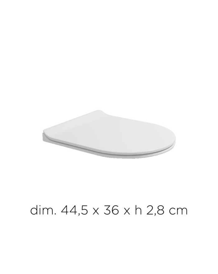 Ceramica Flaminia App Slim white toilet seat