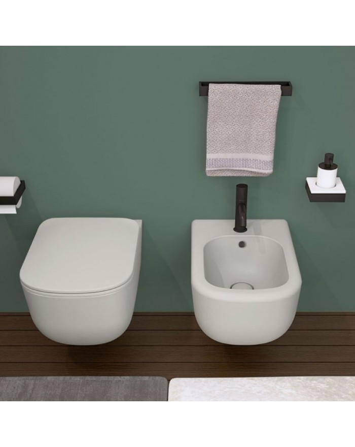 Ceramica Cielo Era Talc thermosetting toilet seat