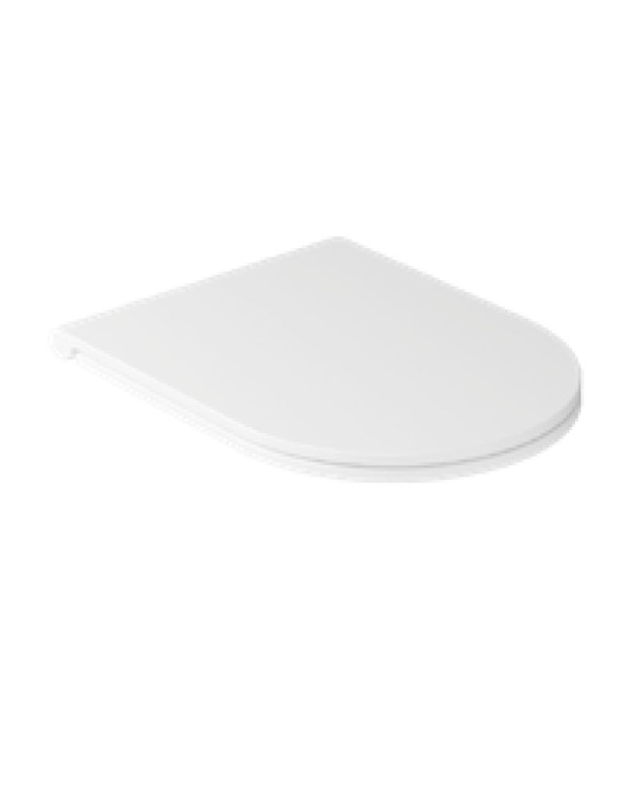 Galassia Dream White extra slim soft close toilet seat