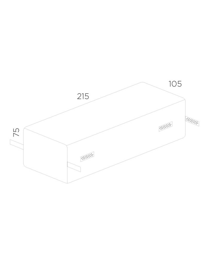 Cover extra large 215x105x75h cm grigia Nardi 3700004204