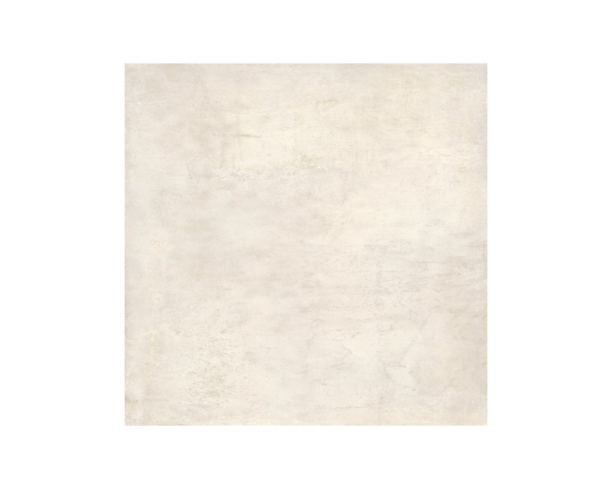 Castelvetro Materika Bianco piastrella gres effetto cemento 100x100