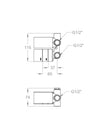 FIR parte incasso miscelatore con deviatore rotativo Easy Design