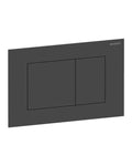 Placca Geberit Sigma40 Square nero opaco doppio risciacquo