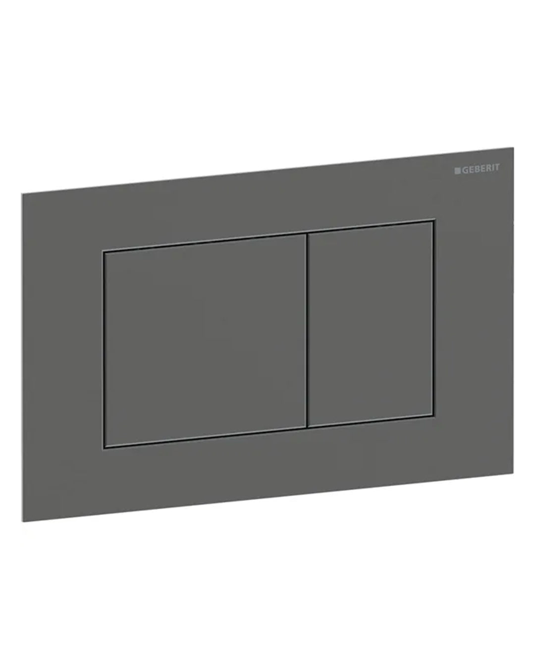 Placca Geberit Sigma40 Square nero cromato antimpronta