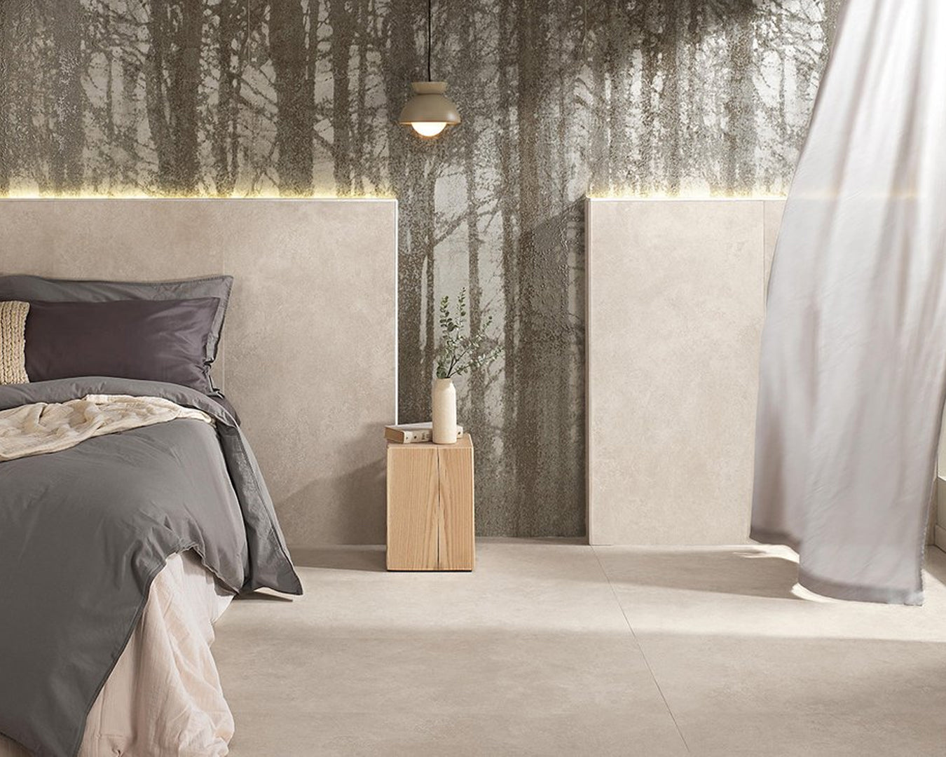 FAP Nobu White piastrella 120x120 cm gres porcellanato effetto pietra Matt R9