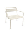 Poltrona outdoor in acciaio Star impilabile design moderno