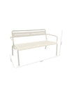 Divano outdoor in acciaio Star impilabile design moderno