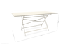 Tavolo pieghevole Arc En Ciel EMU rettangolare