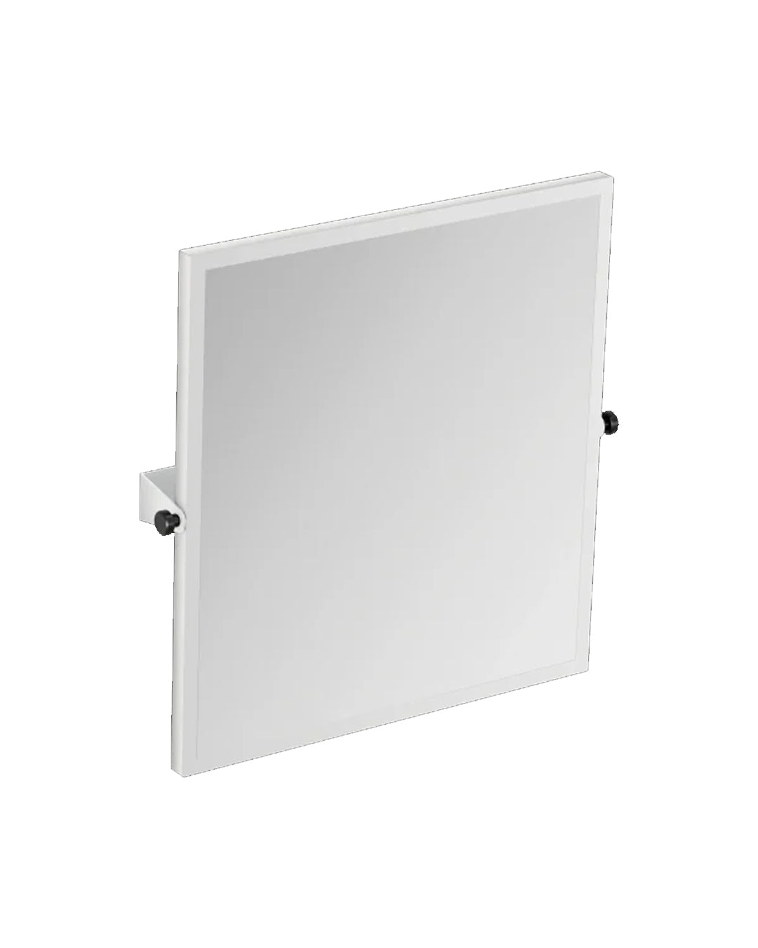 Thermomat – Specchio di sicurezza reclinabile bianco 606x656 mm