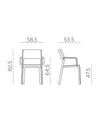Nardi - Trill Armchair poltrona con braccioli - 40250