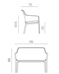 Nardi - Net Bench divanetto - 40338