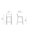 Nardi - Trill Mini Stool sgabello impilabile - 40353