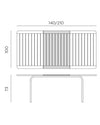 Nardi - Alloro 140 Extensible Tavolo allungabile - 4275