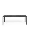 Tavolo allungabile RIO ALU 210 EXT in alluminio verniciato 210-280x100 cm