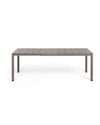 Tavolo allungabile RIO ALU 210 EXT in alluminio verniciato 210-280x100 cm
