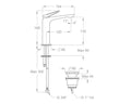 FIR Juice 53 miscelatore lavabo con scarico clic-clac