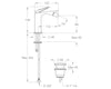 FIR Juice 53 miscelatore bidet con scarico clic-clac