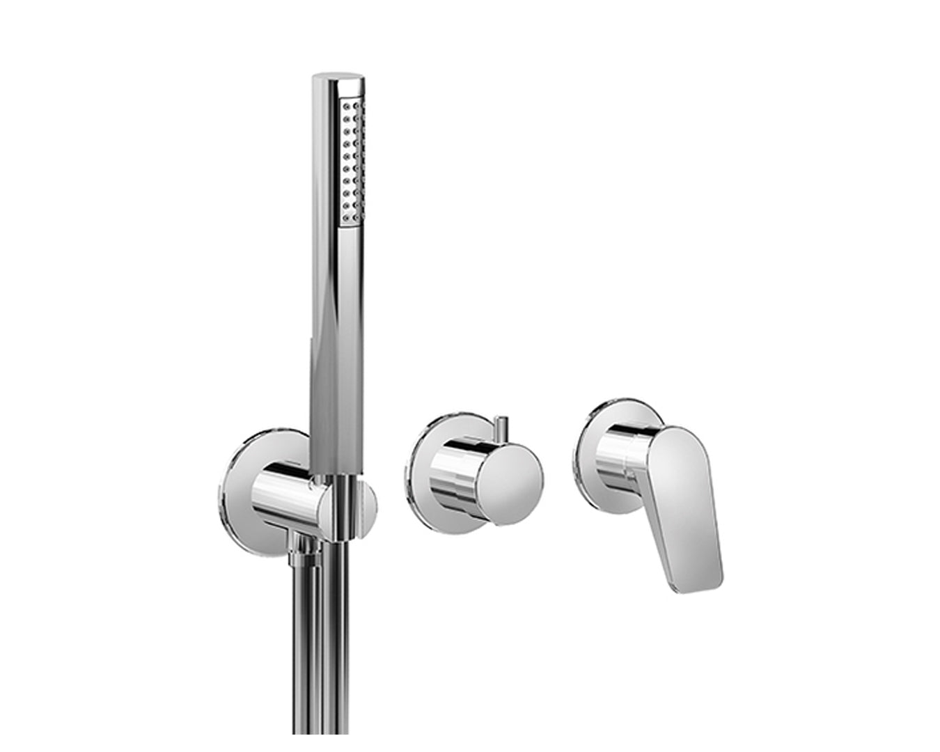 FIR Juice 53 miscelatore doccia orizzontale con doccino e deviatore