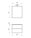 Mobile bagno Qubo2 Hafro Gruppo Geromin finitura Millennium