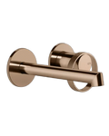 Gessi Anello Miscelatore lavabo a parete piastre separate bocca corta