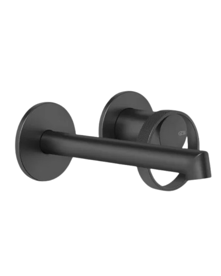 Gessi Anello Miscelatore lavabo a parete piastre separate bocca corta