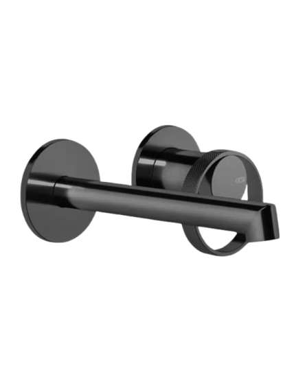 Gessi Anello Miscelatore lavabo a parete piastre separate bocca corta