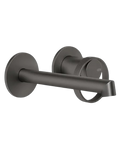 Gessi Anello Miscelatore lavabo a parete piastre separate bocca corta