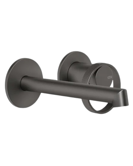 Gessi Anello Miscelatore lavabo a parete piastre separate bocca corta