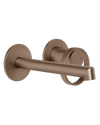 Gessi Anello Miscelatore lavabo a parete piastre separate bocca corta