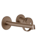 Gessi Anello Miscelatore lavabo a parete piastre separate bocca corta