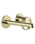Gessi Anello Miscelatore lavabo a parete piastre separate bocca corta