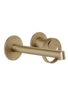 Gessi Anello Miscelatore lavabo a parete piastre separate bocca corta