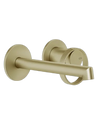 Gessi Anello Miscelatore lavabo a parete piastre separate bocca corta