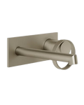 Gessi Anello Miscelatore lavabo a parete piastra unita bocca corta