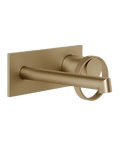 Gessi Anello Miscelatore lavabo a parete piastra unita bocca corta