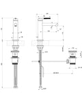 Gessi Ingranaggio Miscelatore lavabo alto cromato