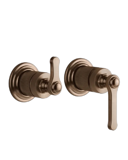 Gessi - Venti20 Miscelatore doccia con deviatore 2 uscite parte esterna - 65038