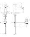 Gessi Origini Miscelatore lavabo cromato