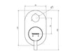 Teorema Jabil Miscelatore doccia 2-3 vie nero opaco