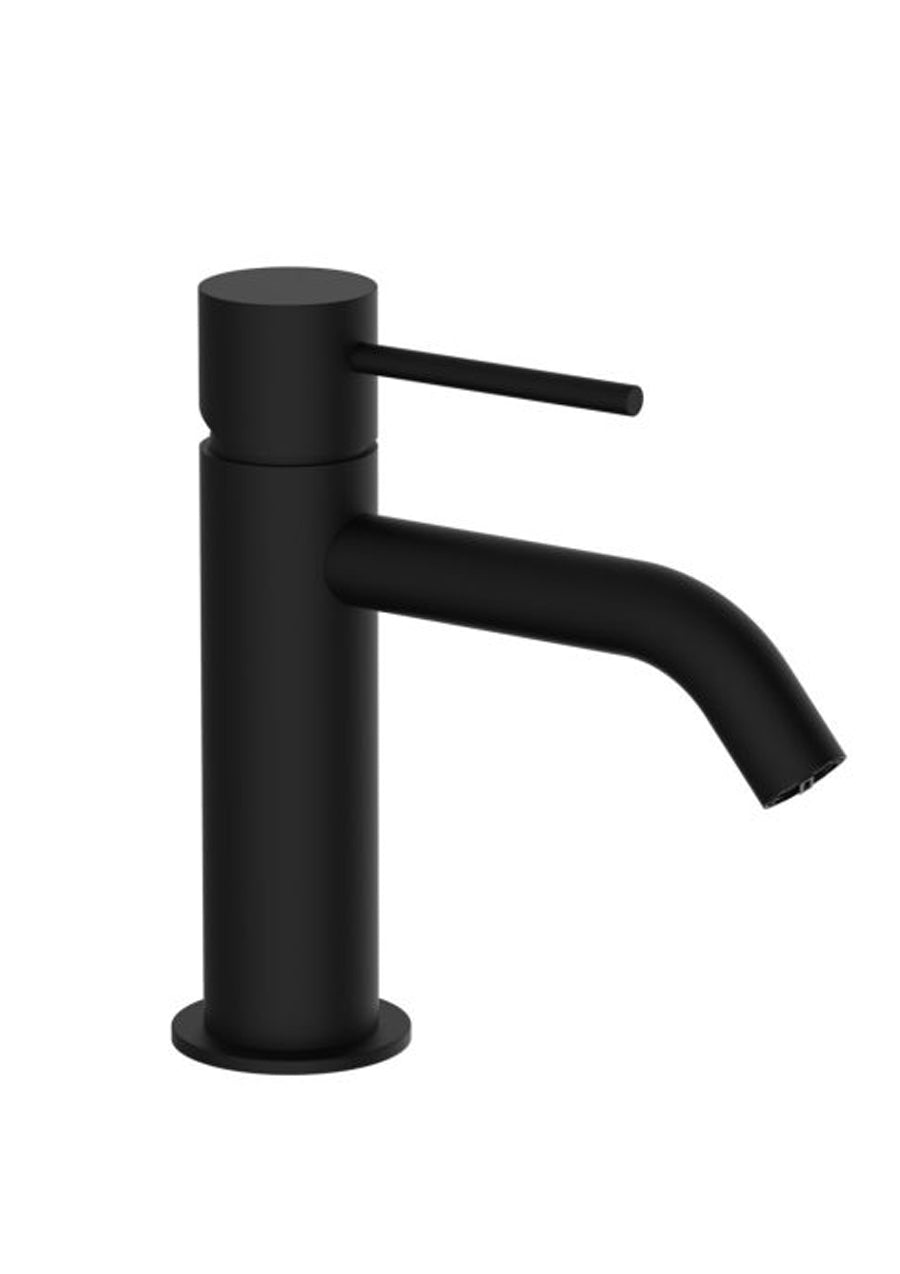 Teorema Jabil Miscelatore lavabo nero opaco con scarico click-clack
