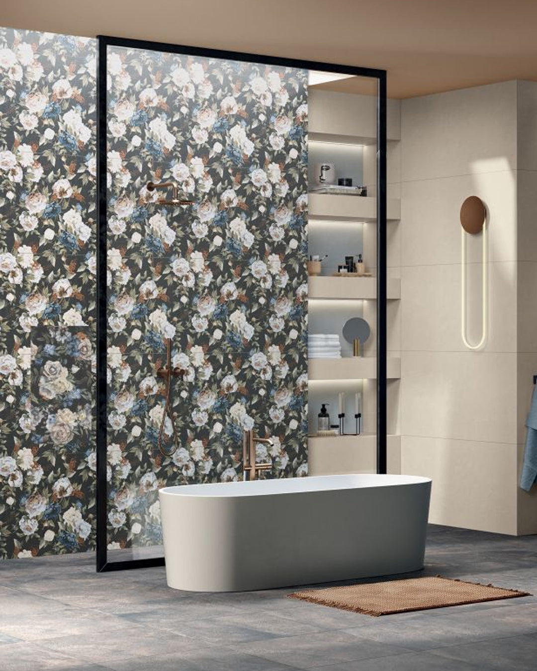 ABK Wide&Style Mini Romantic 60x120 – Rivestimento gres effetto carta da parati
