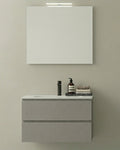Mobile bagno Qubo2 Hafro Gruppo Geromin finitura Ares Grigio