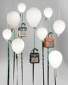 Slide Balloon 30 lampada a sospensione design palloncino bianco
